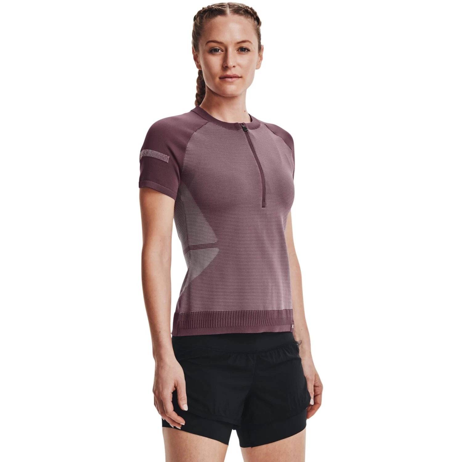 Sweatshirt Et 1/4 zip Femme Under Armour IntelliKnit 3 Sweatshirt Et 1/4 zip Femme Under Armour IntelliKnit