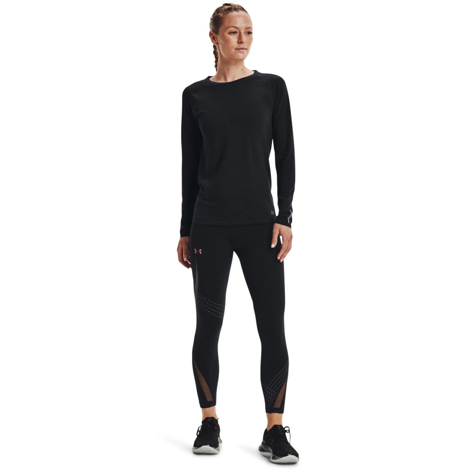 Maillot Manches Longues Femme Under Armour Seamless Run 5 Maillot Manches Longues Femme Under Armour Seamless Run – Image 3