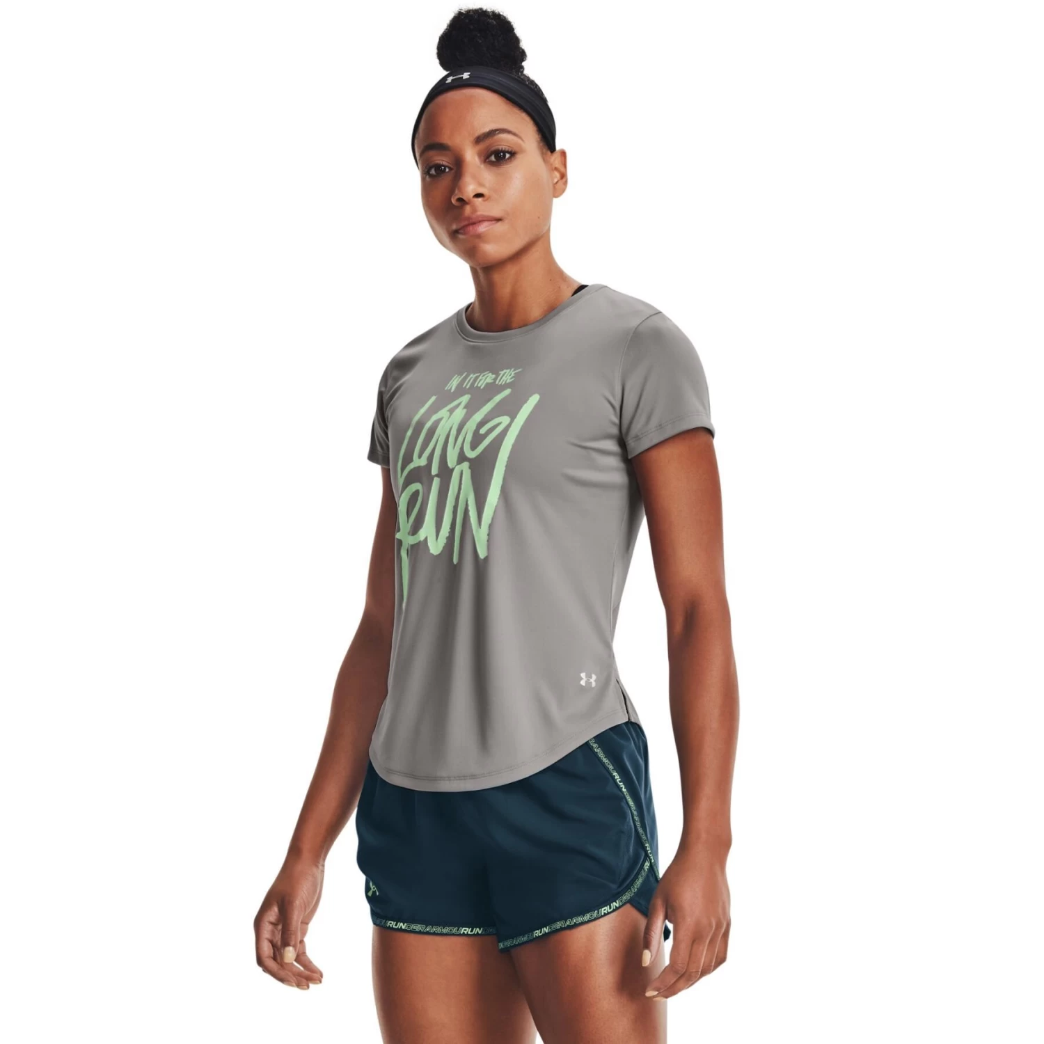 Maillot Femme Under Armour Long Run Graphic 3 Maillot Femme Under Armour Long Run Graphic