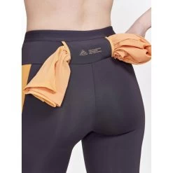 Legging Femme Craft Pro Trail -Under Armour Boutique craft co1912449 992574 noir orange 4