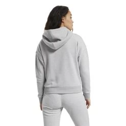 Sweat à Capuche Femme Reebok Training Essentials Logo -Under Armour Boutique ft0889 app on model back white