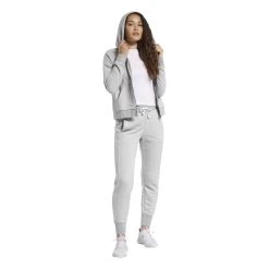 Sweat à Capuche Femme Reebok Training Essentials Logo -Under Armour Boutique ft0889 app on model side white