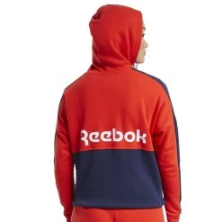 Sweat à Capuche Femme Reebok Training -Under Armour Boutique ft0901 app on model detail 3 white