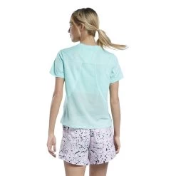 T-shirt Femme Reebok Running Speedwick -Under Armour Boutique gs1925 app on model back white