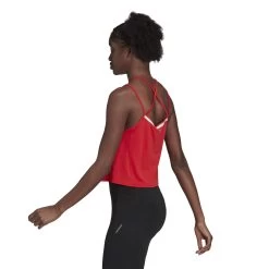 Débardeur Femme Adidas HEAT.RDY Running -Under Armour Boutique h45131 app on model side white