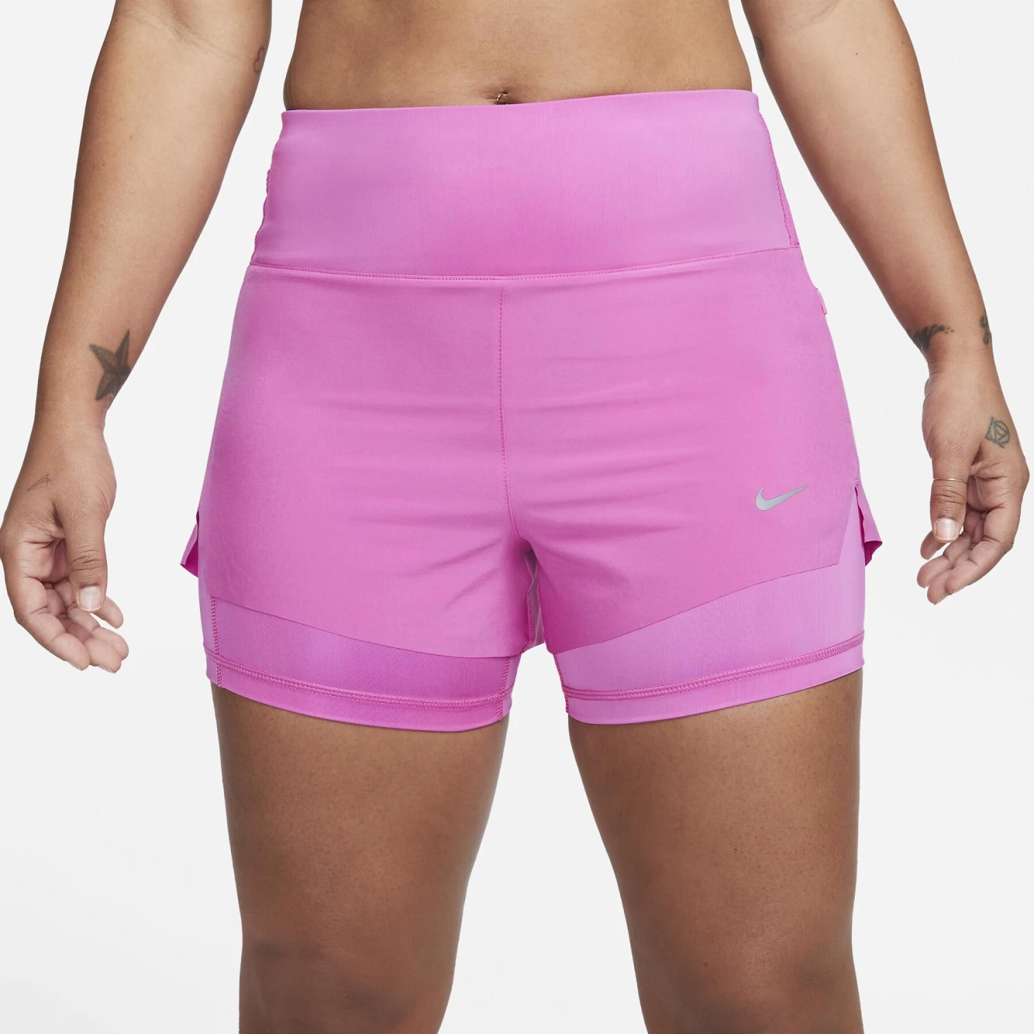 Short 2 En 1 Femme Nike Swift Dri-Fit 3 " 4 Short 2 En 1 Femme Nike Swift Dri-Fit 3 " – Image 2