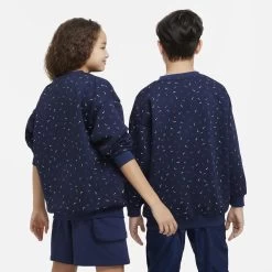 Sweatshirt Fille Nike Icon Fleece Logo Print -Under Armour Boutique nike dz0778 451 b prem