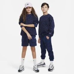 Sweatshirt Fille Nike Icon Fleece Logo Print