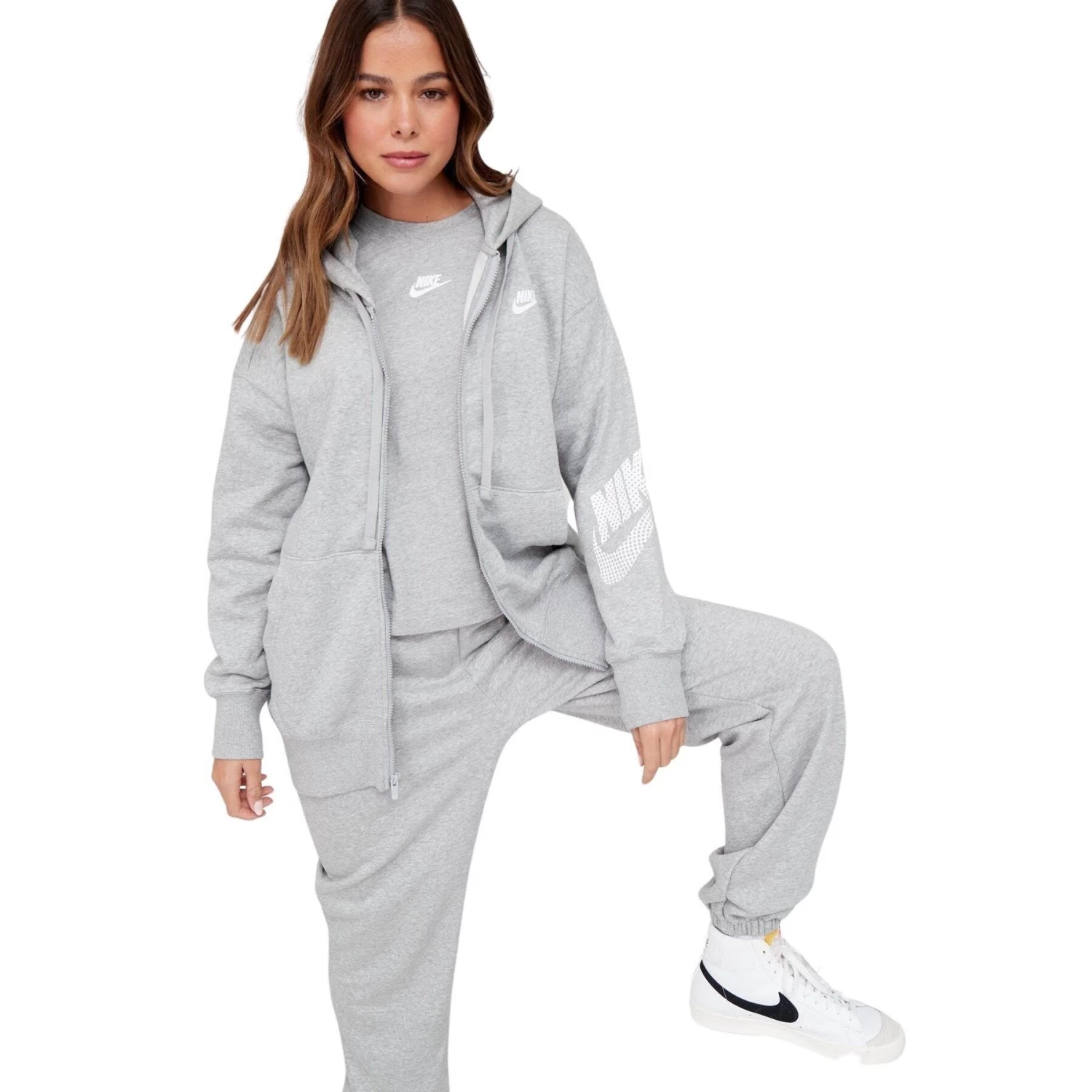 Sweatshirt à Capuche Zippé Femme Nike Fleece DNC 7 Sweatshirt à Capuche Zippé Femme Nike Fleece DNC – Image 5