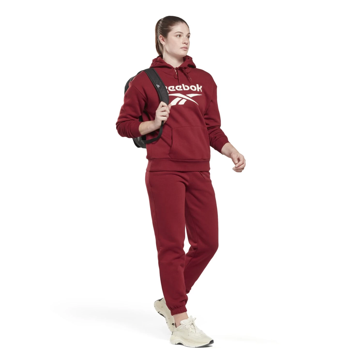 Sweatshirt à Capuche Molleton Femme Reebok Identity Big Logo 6 Sweatshirt à Capuche Molleton Femme Reebok Identity Big Logo – Image 4