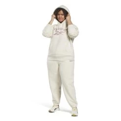 Sweatshirt Polaire à Logo Femme Reebok Identity GT 10 Sweatshirt Polaire à Logo Femme Reebok Identity GT -Under Armour Boutique reebok hm3904 4 apparel on model side view white