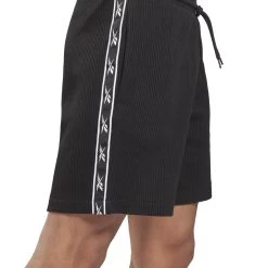 Short Reebok Identity Vector Tape -Under Armour Boutique reebok hs9441 5 apparel on model detail view 1 white