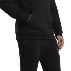 Sweatshirt Reebok Identity Fleece -Under Armour Boutique reebok hy6742 6 apparel on model detail view 2 white